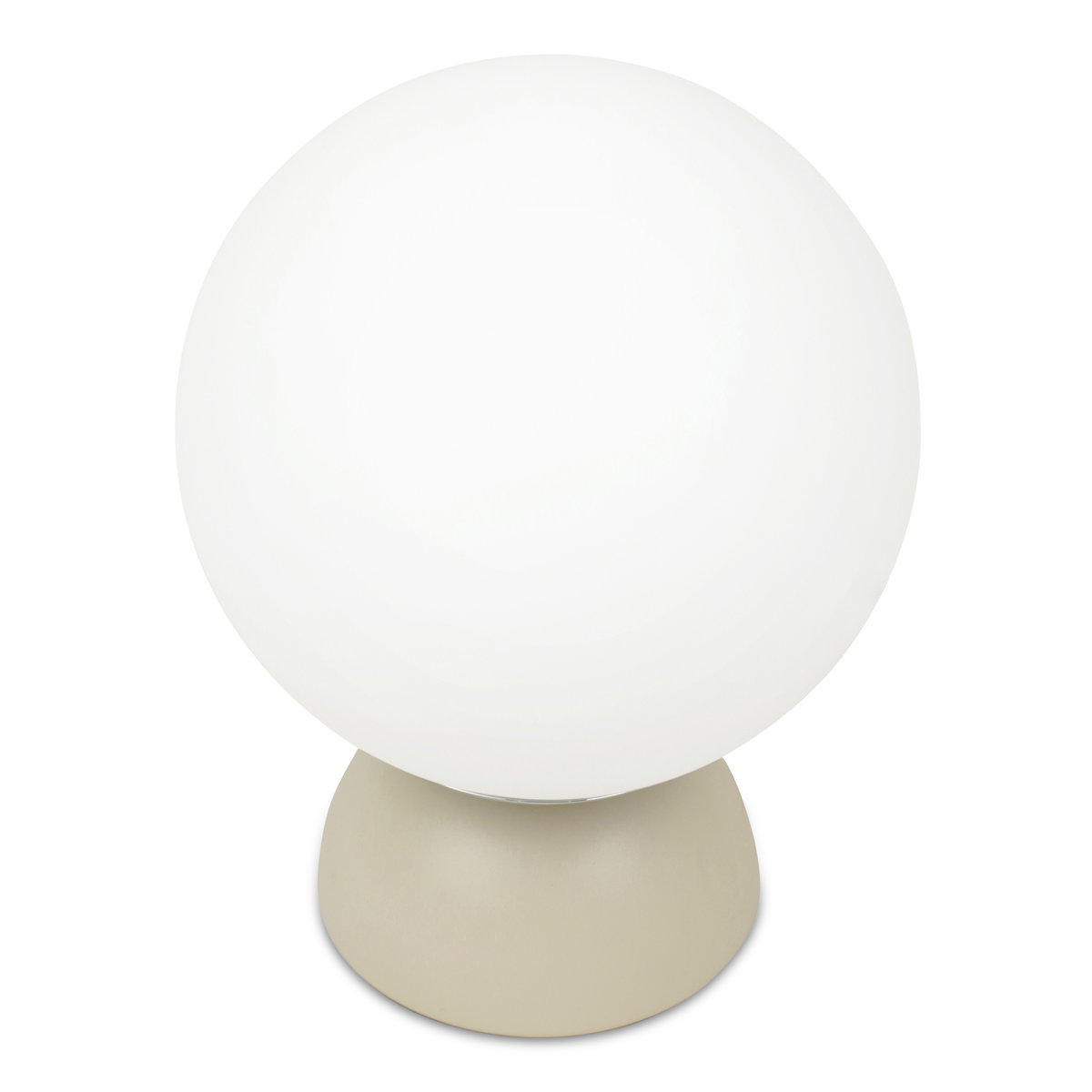 Ovi Table Lamp Soft Beige, by Moe's Home, 5.9" width x 7.9" height x 5.9" depth View 1