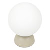 Ovi Table Lamp Soft Beige, by Moe's Home, 5.9" width x 7.9" height x 5.9" depth thumbnail 1
