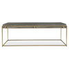 Surround Sark Walnut Coffee Table, by Uttermost, 48" width x 16" height x 28" depth thumbnail 1