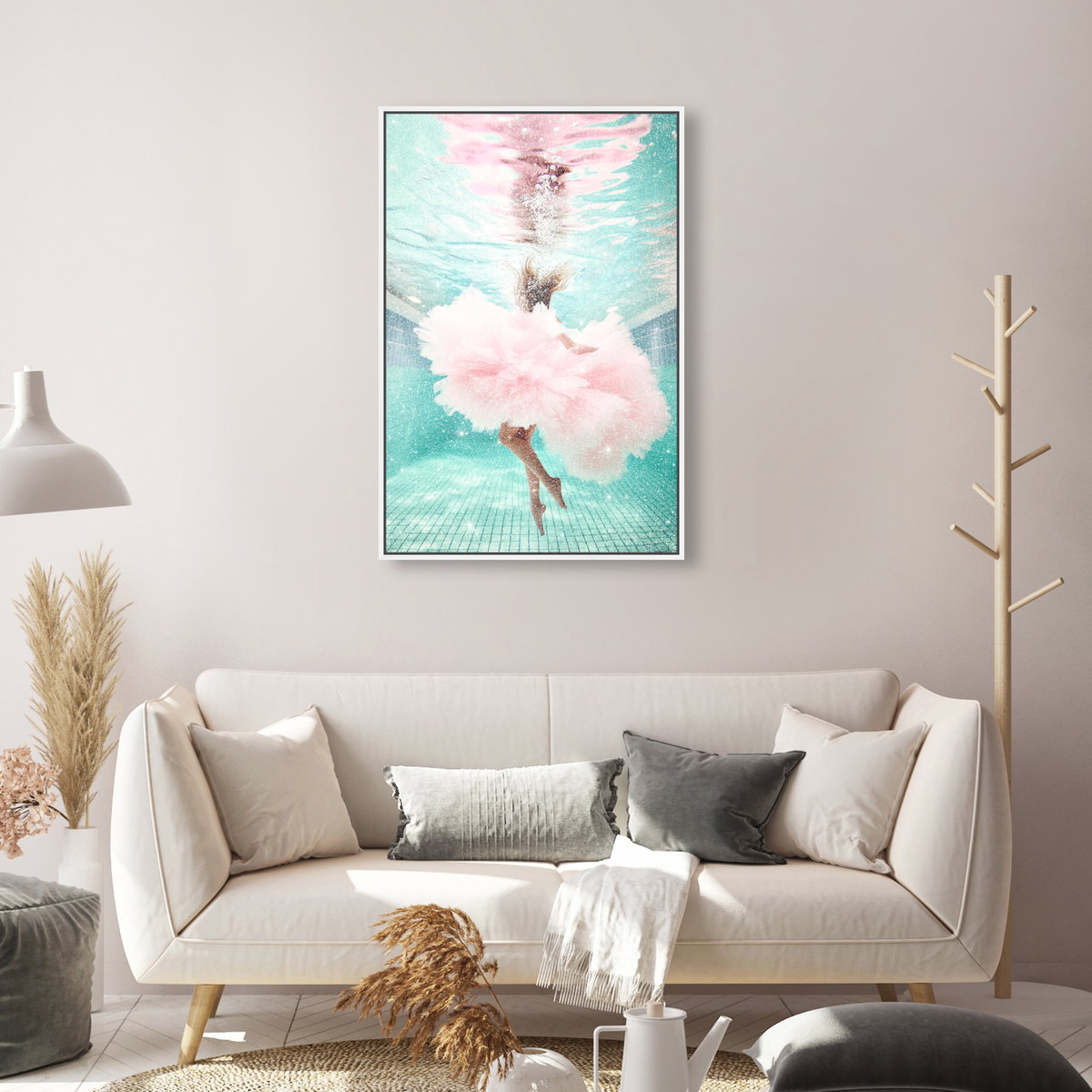 Aquatic Ballerina II (Diamond Dust), Art by Oliver Gal,  20x30 View 3