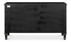 Louis Xvi Buffet Powder Black W/Gold, by Sarreid, 1'6" length x 5' width x 2'10" height thumbnail 4