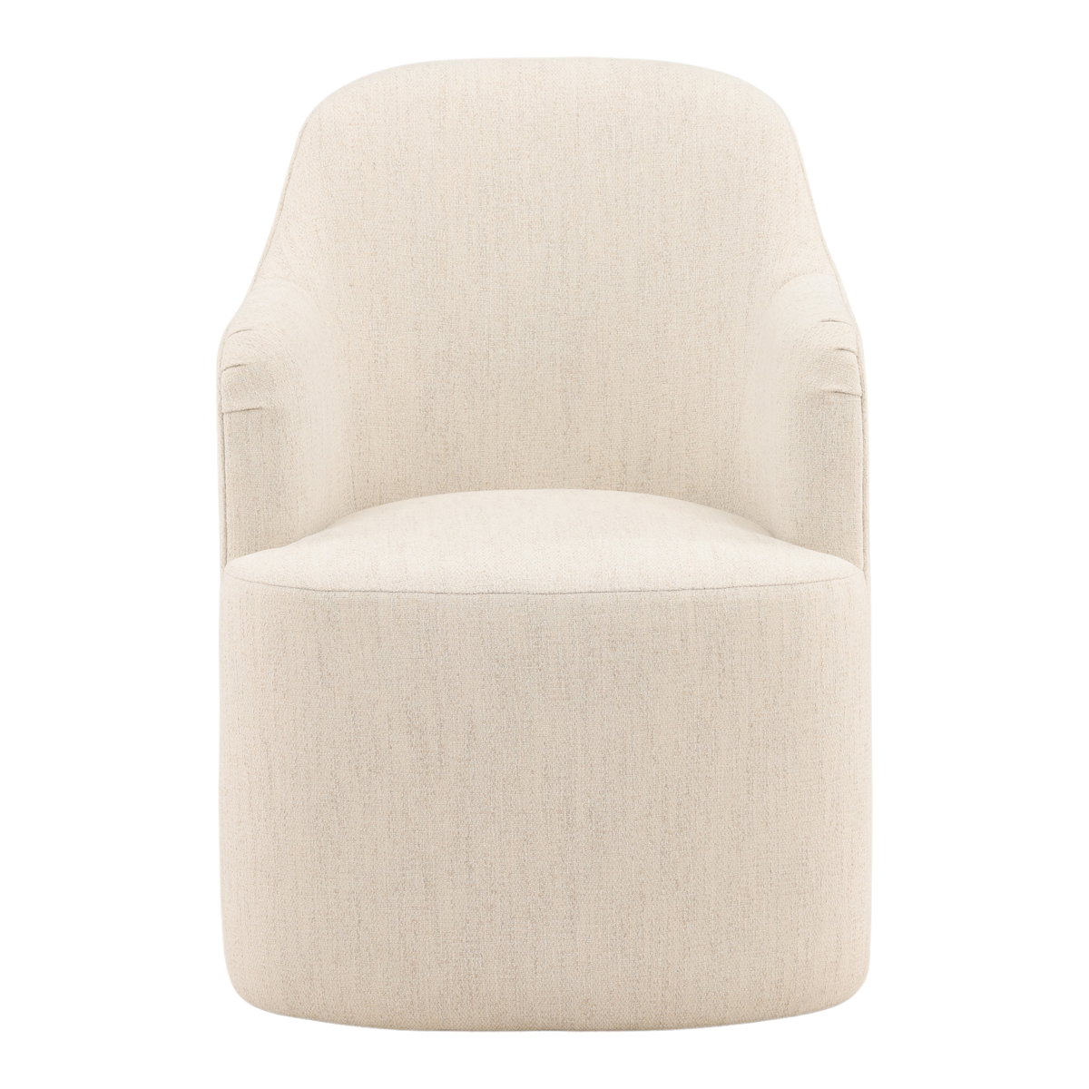Londyn Dining Chair Cream, by Dovetail, 25" width x 35" height x 27.75" depth View 2