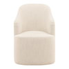 Londyn Dining Chair Cream, by Dovetail, 25" width x 35" height x 27.75" depth thumbnail 2