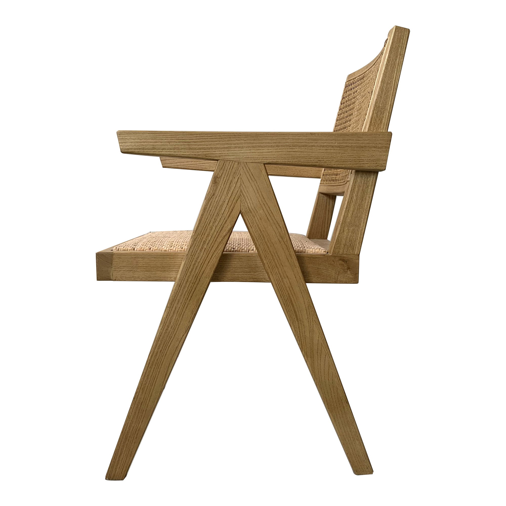 Takashi Chair Natural - Set Of Two, Dining Chair by Moe's Home, 20.1" width x 33" height x 20" depth View 5