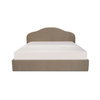 Maggie Queen Storage Bed Taupe, by Moe's Home, 6'0.24" width x 3'9.86" height x 7'3.6" depth thumbnail 1