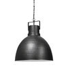 Minerva 19x22 Metallic Gray Hammered Detail Pendant Light, by Mercana, 19" length x 19" width x 22" height thumbnail 1