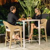 Kavali Outdoor Wicker Barstool, Furniture by Uttermost, 23" width x 42" height x 25.75" depth thumbnail 5