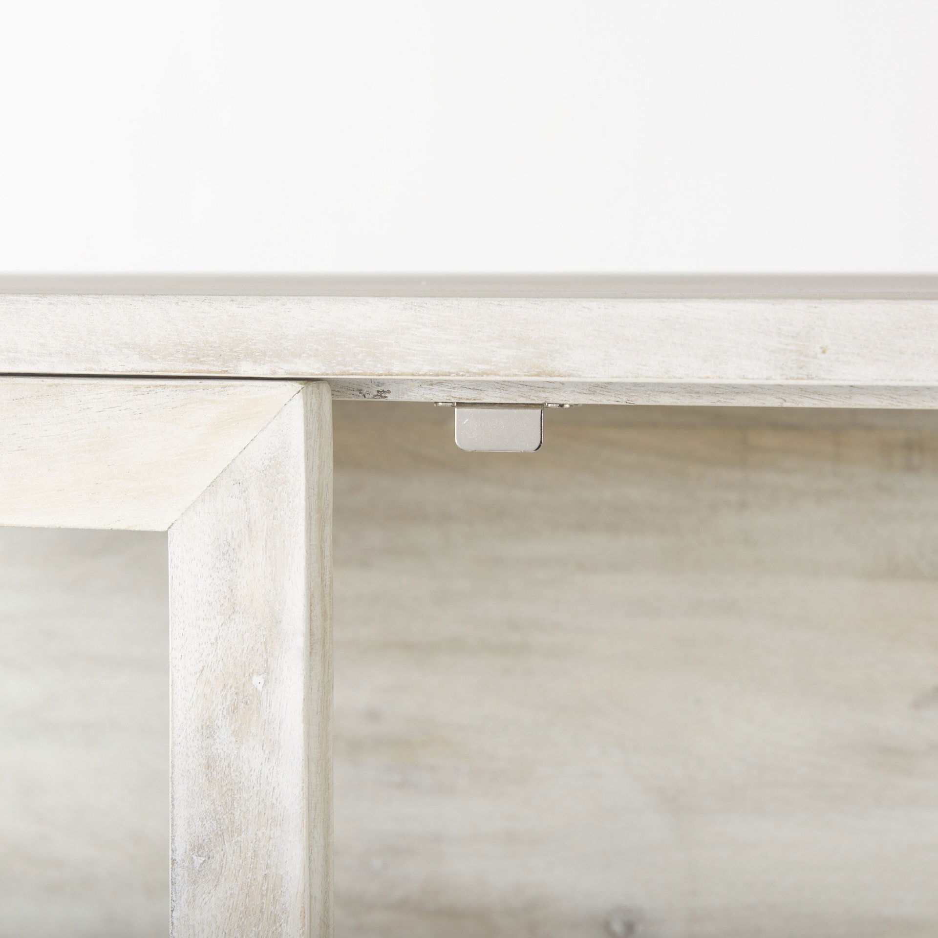 Arelius 36L x 18.75W x 63H White Wood with Gold Metal Base Display Cabinet, Cabinets & Sideboard by Mercana, 36" length x 18.75" width x 63" height View 7