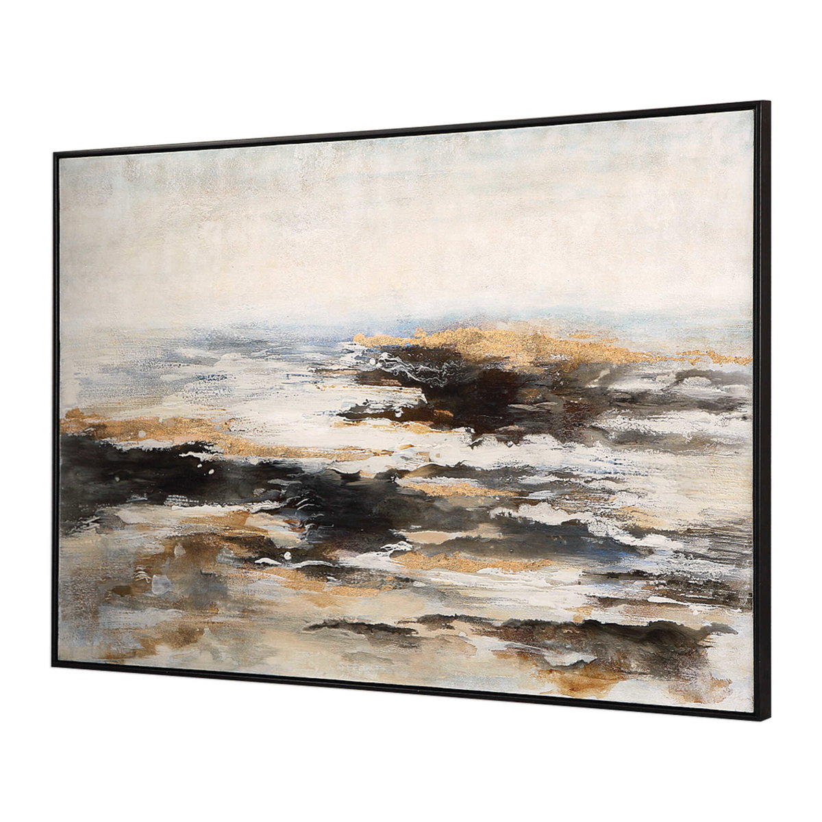 Aftermath Abstract Art, Painting by Uttermost, 61.37" width x 41.37" height x 1.75" depth View 4