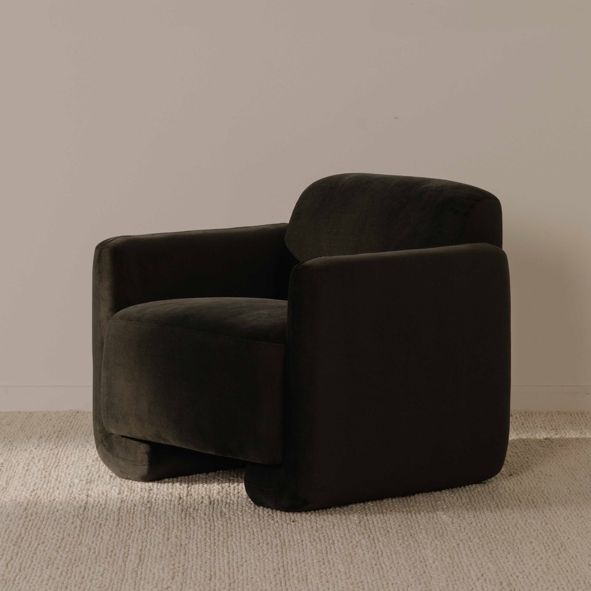 Fallon Accent Chair Shadow Grey, by Moe's Home, 34" width x 30" height x 32" depth View 10