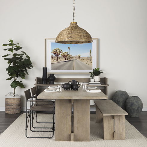 Gobi 20L x 23H Small Gray Ceramic Oval Vase