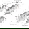 Sea Coral Wall Art Set/4 thumbnail 2