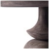Crossman 60' Round Dark Brown/Gray Solid Wood Table Top & Base Dining Table thumbnail 3