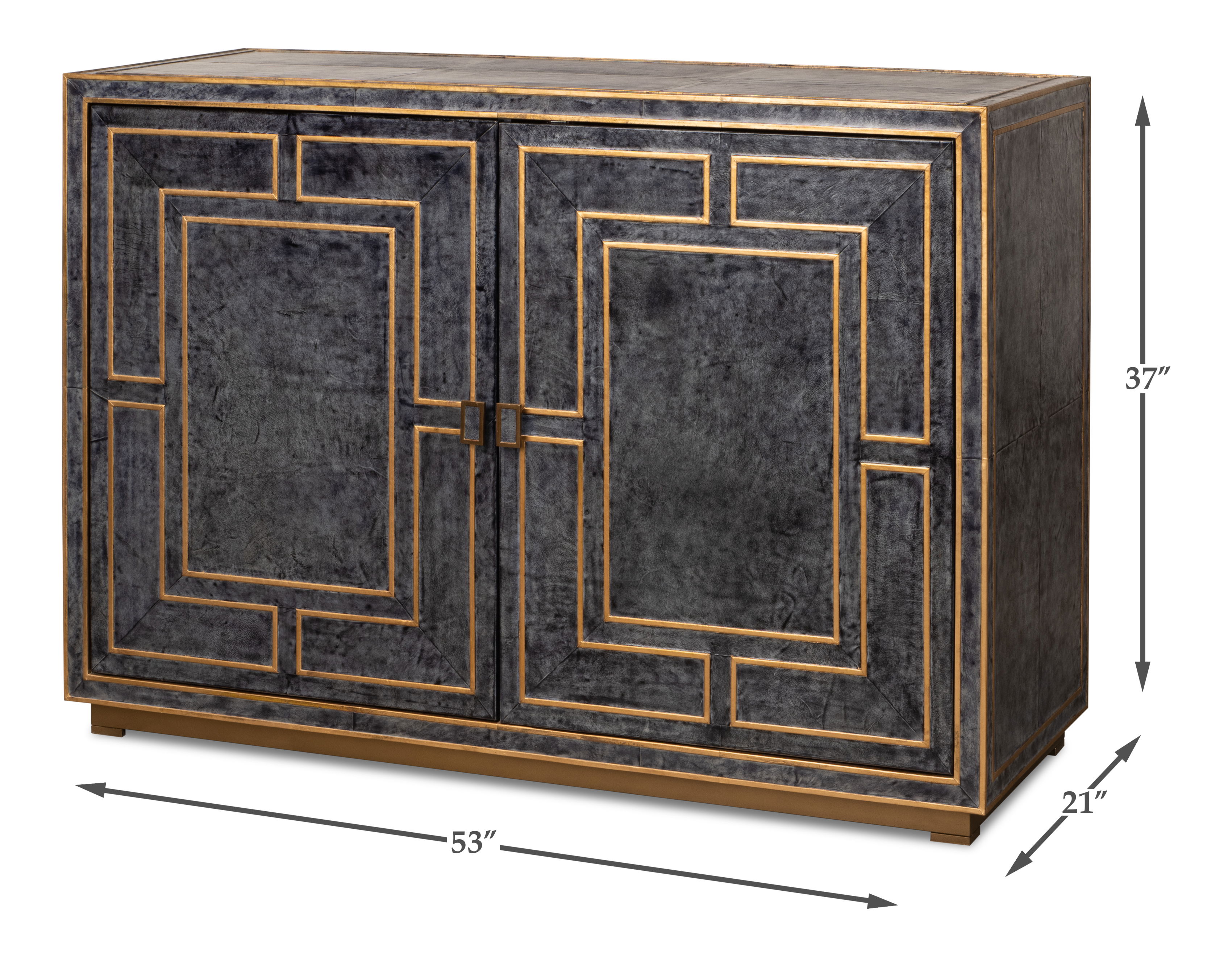 Bel Aire Buffet, Cabinets & Sideboard by Sarreid, 53" length x 21" width x 37" height View 13