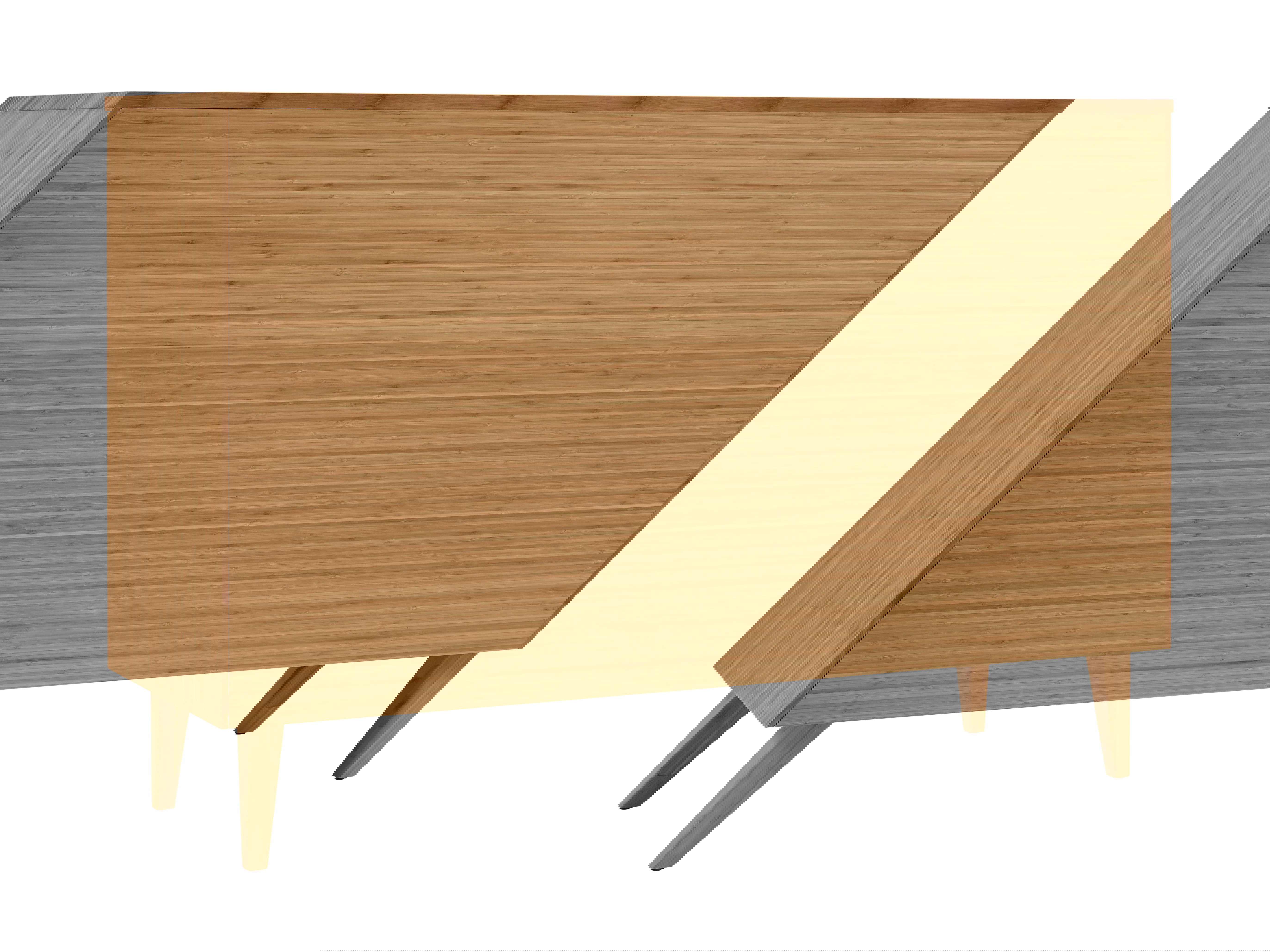 Sienna Six Drawer Double Dresser, Caramelized, by Greenington, 18.5" length x 52.5" width x 35.5" height View 5