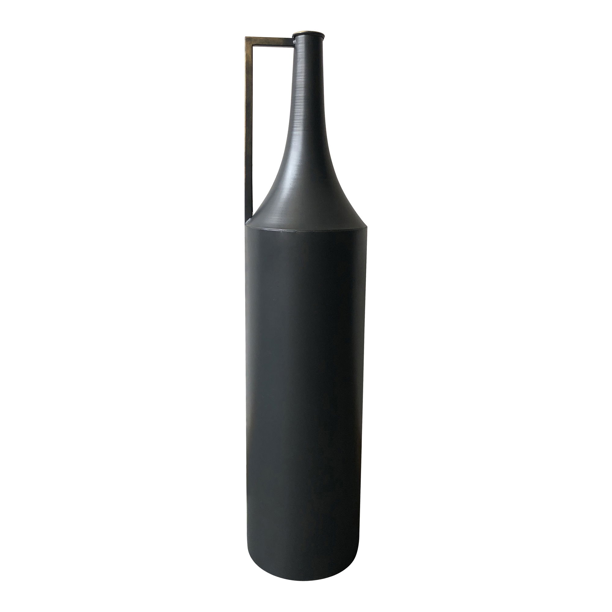 Argus Metal Vase Black large image 