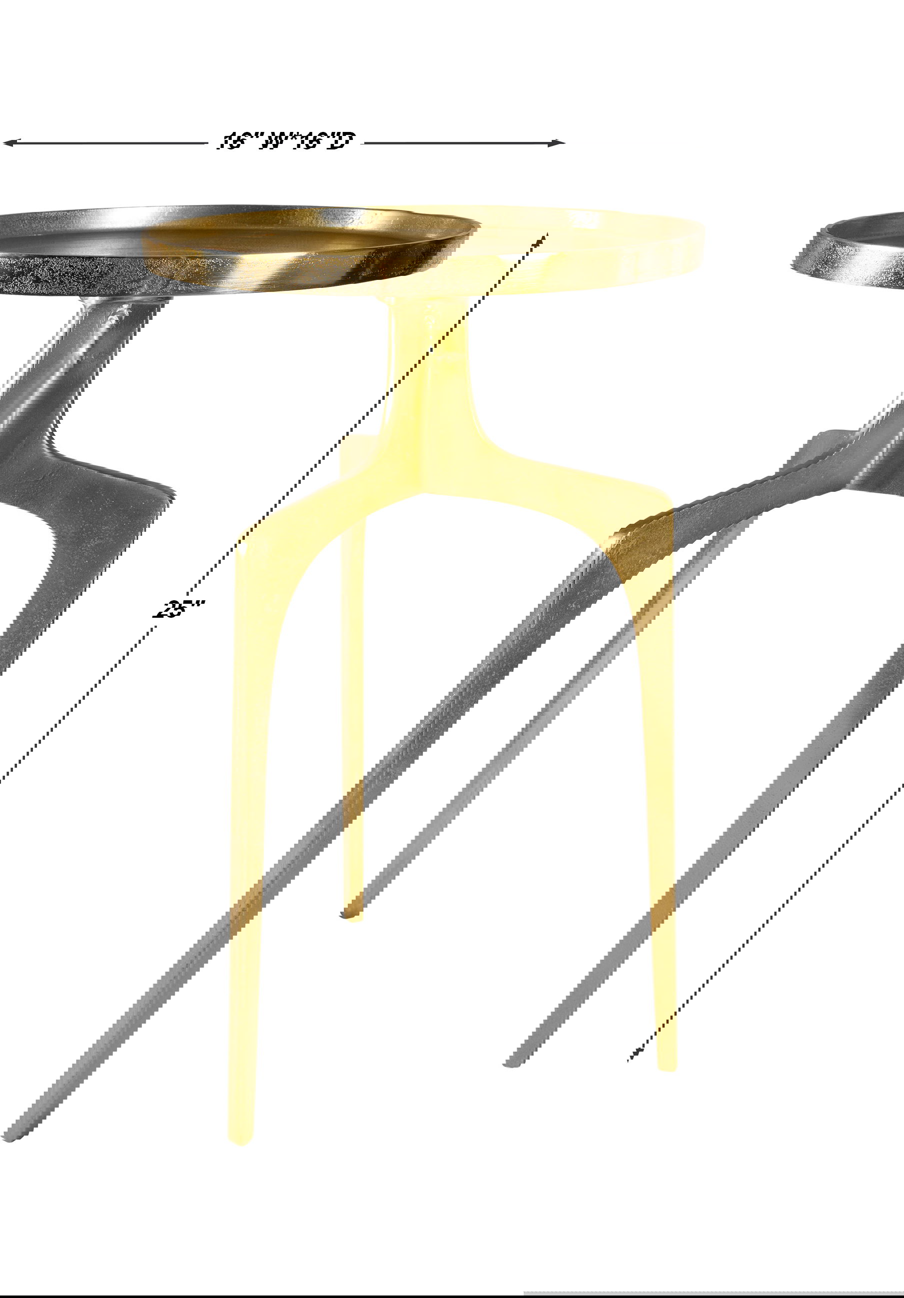 Kenna Accent Table, Furniture by Uttermost, 16" width x 25" height x 16" depth View 3