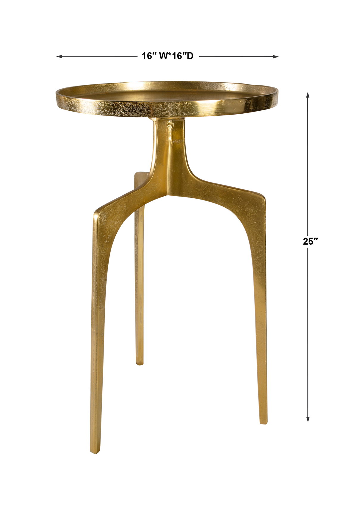 Kenna Accent Table, Side & End Table by Uttermost, 16" width x 25" height x 16" depth View 3