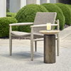 Oslo Brass Outdoor Accent Table, Outdoor Table by Uttermost, 1'2" width x 1'9" height x 1'2" depth thumbnail 2