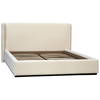 Tobias Bed Eastking Cream, by Dovetail, 88.5" width x 40.5" height x 90.5" depth thumbnail 1
