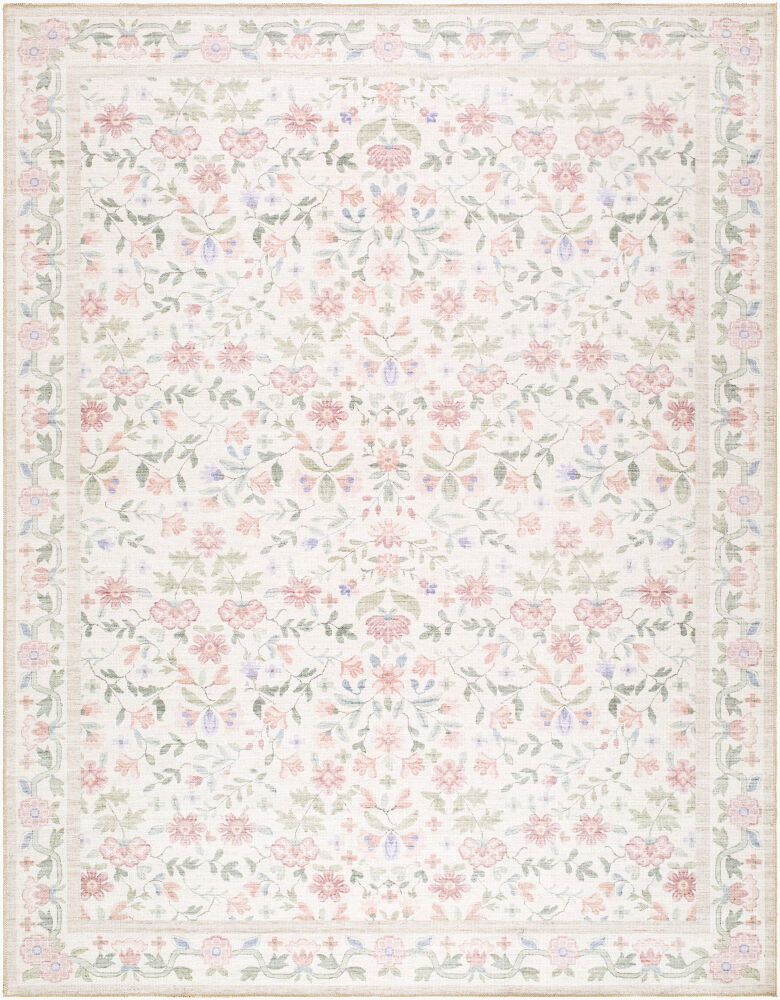 Thistle Machine Woven Rug, by Surya, 1'3.75" length x 1'3.75" width