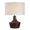 Paseo Bronze Table Lamp, by Uttermost, 17" width x 21.75" height x 17" depth thumbnail 1
