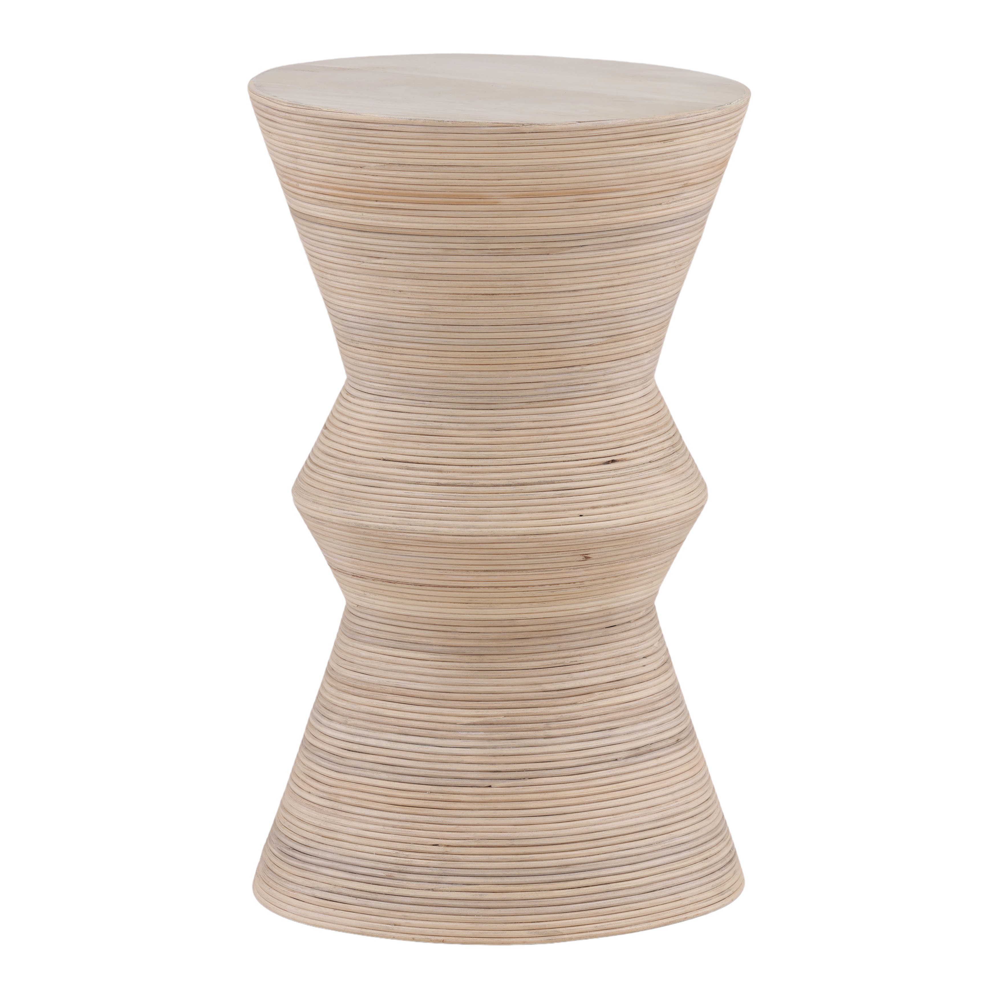 Theda End Table Light Natural, Side & End Table by Dovetail, 13" width x 22" height x 13" diameter x 13" depth View 1