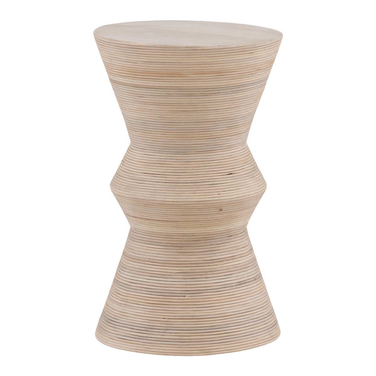 Theda End Table Light Natural, Side & End Table by Dovetail, 13" width x 22" height x 13" diameter x 13" depth View 1