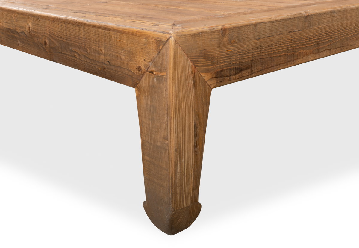 Classic Chinese Coffee Table, by Sarreid, 4'9" length x 4'9" width x 1'6" height View 9
