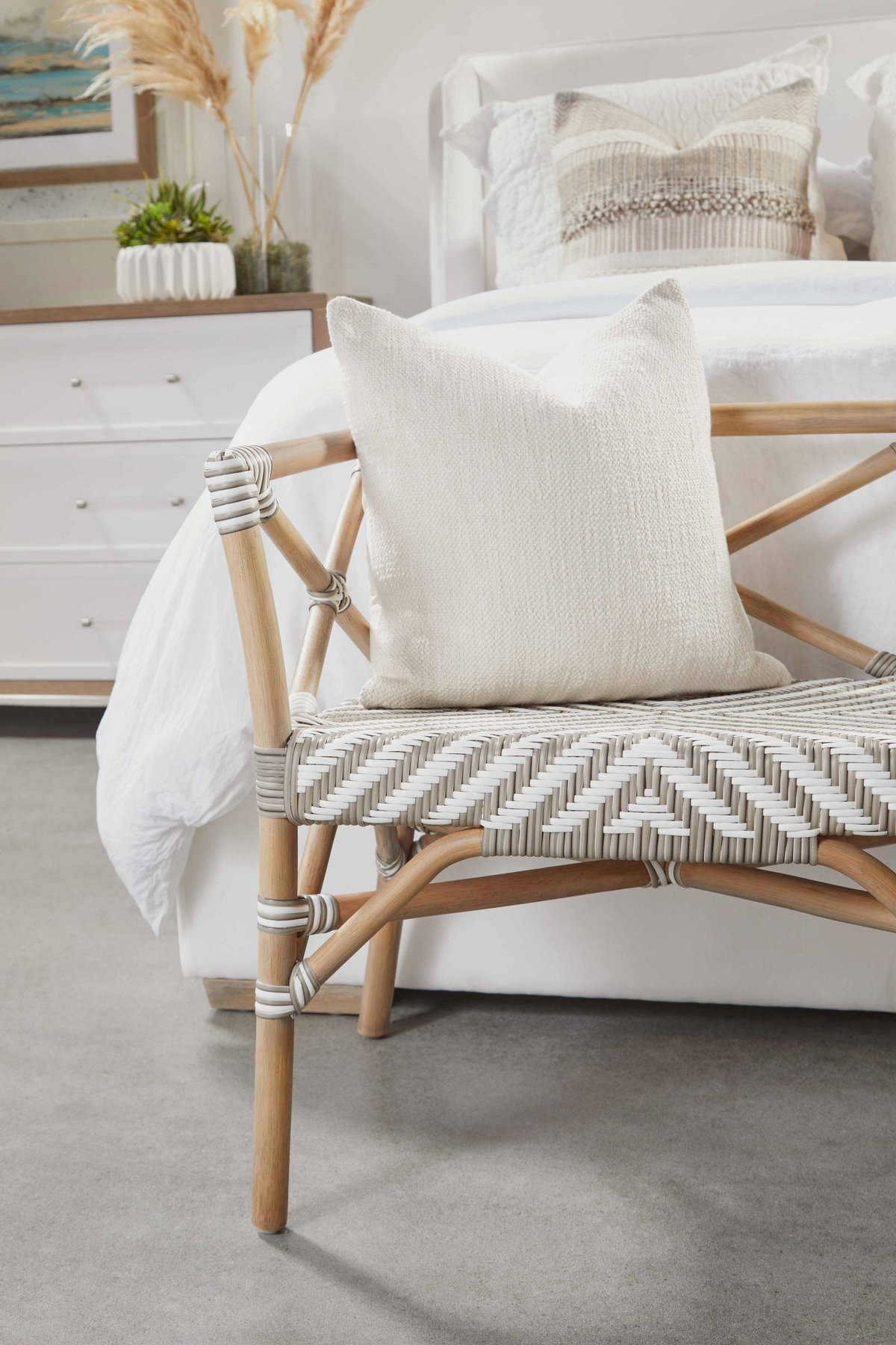 Stewart Queen Bed, by Essentials for Living, 66" width x 54.5" height x 87" depth View 7