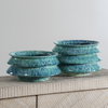 ZigZag Blue Green Bowls Set/2, Decorative Tray by Uttermost, 10" width x 6.5" height x 10" depth thumbnail 2