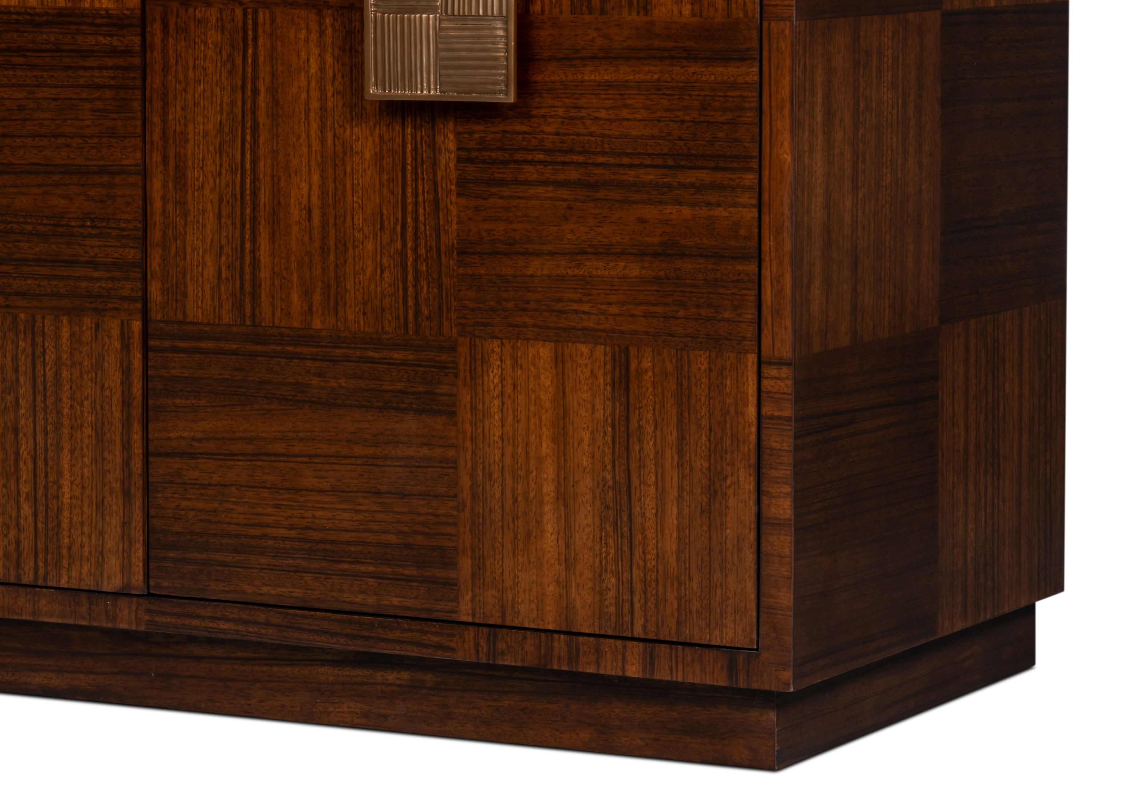 Parquet Sideboard, Cabinets & Sideboard by Sarreid, 86" length x 19" width x 2" height View 6