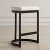 Ivanna White Counter Stool, Counter & Bar Stool by Uttermost, 18" width x 26" height x 14.5" depth thumbnail 2