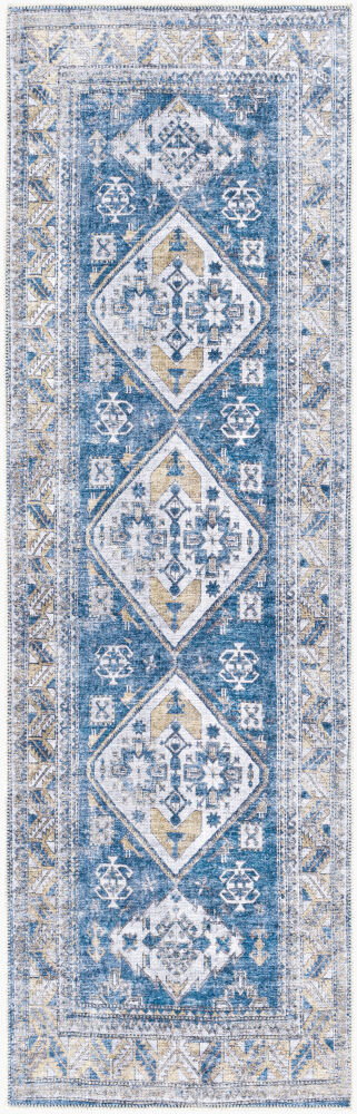 Amelie Machine Woven Rug, by Surya, 7'10.49" length x 2'7.5" width