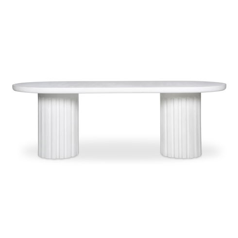 Eris Outdoor Dining Table White