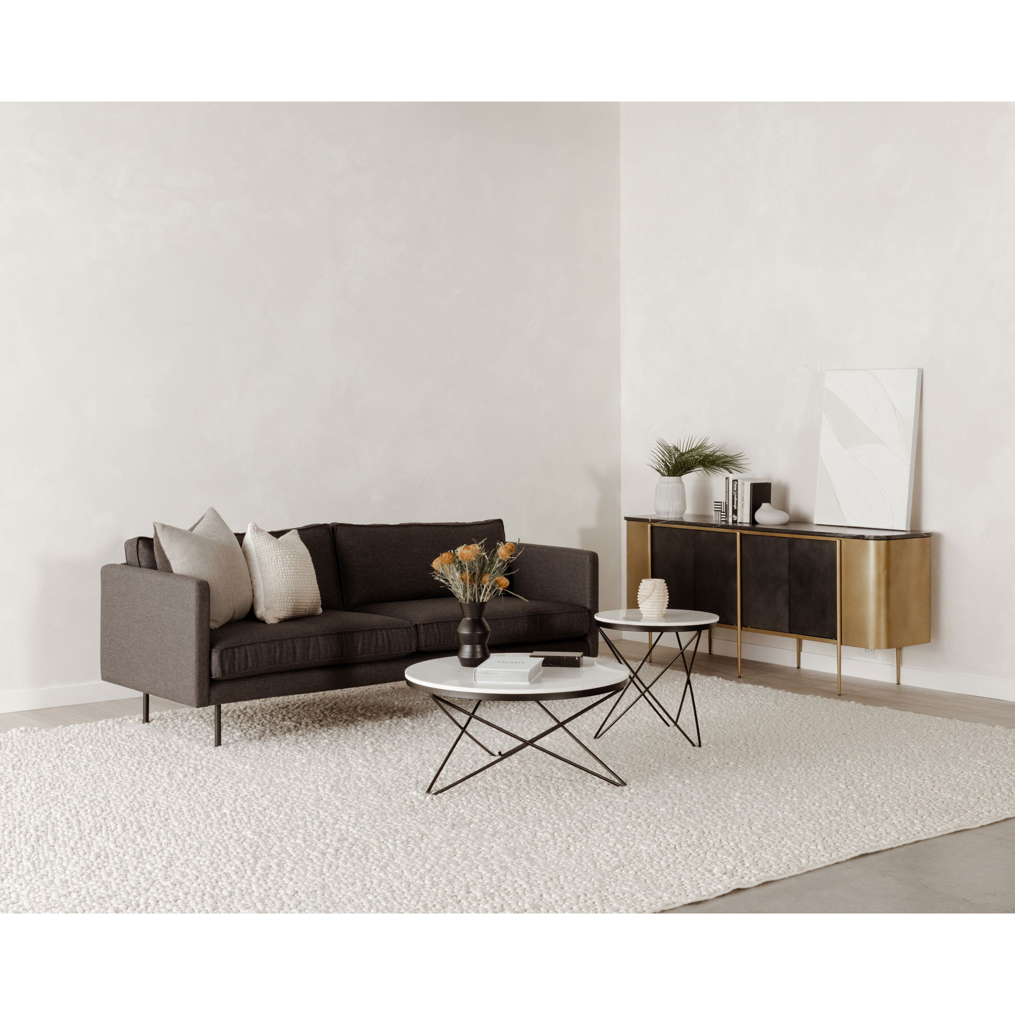 Haley Side Table Black large image 