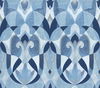 Malta Blue & Silver Wallpaper thumbnail 0