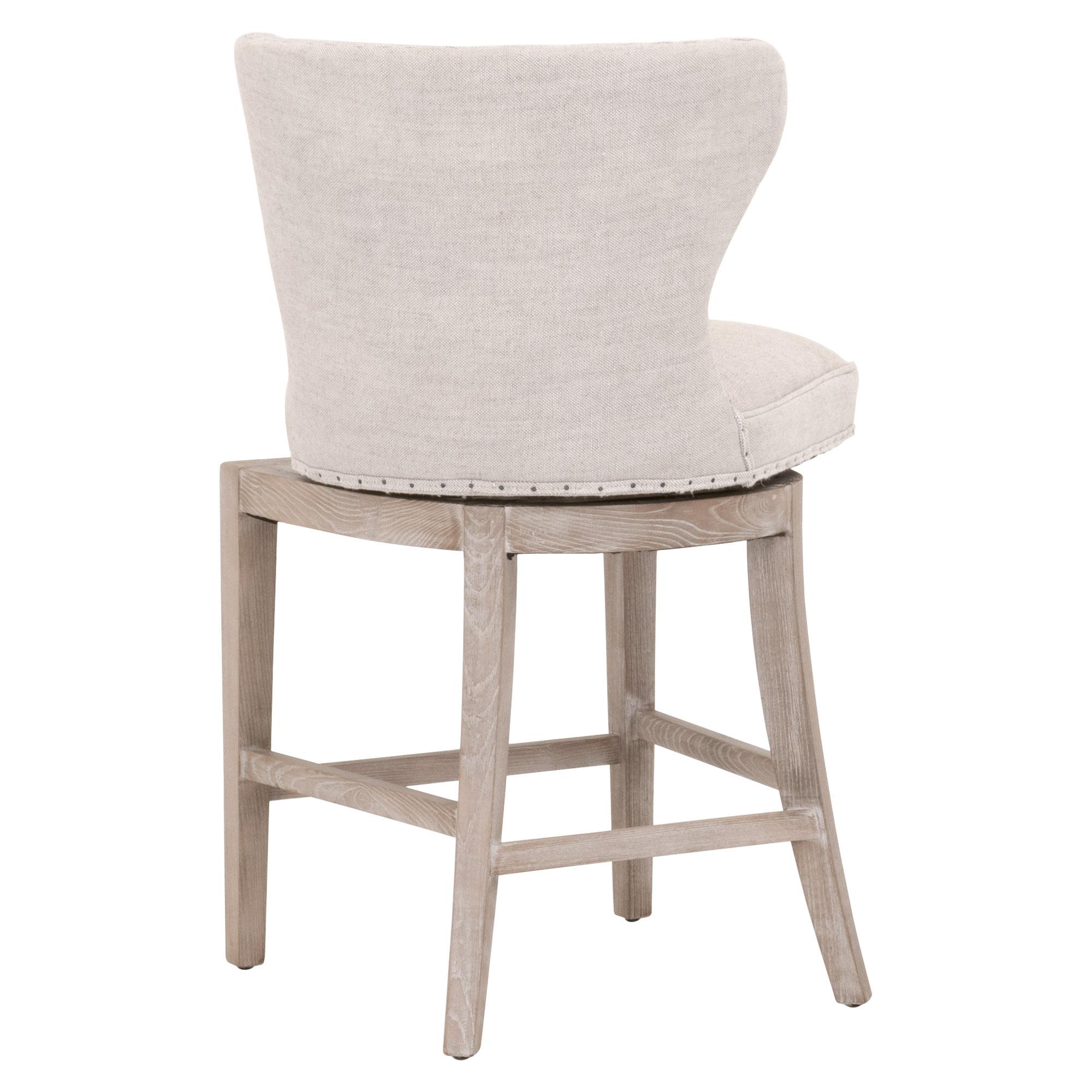 Milton Swivel Counter Stool, Dining Chair by Essentials for Living, 22.5" width x 38.25" height x 23.5" depth View 8