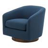 Oscy Swivel Chair Dark Atlantic, Accent Chair by Moe's Home, 31" width x 28" height x 31" depth thumbnail 5