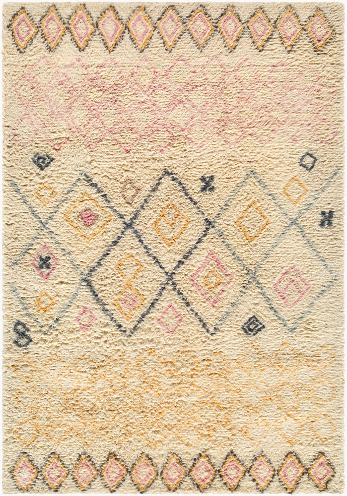 Beni Moroccan Handmade Rug, by Surya, 1'6" length x 1'6" width
