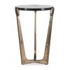 Bohdi Outdoor Brass Accent Table, Outdoor Table by Uttermost, 1'3" width x 1'10" height x 1'3" depth thumbnail 1