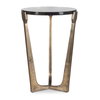 Bohdi Outdoor Brass Accent Table, Outdoor Table by Uttermost, 1'3" width x 1'10" height x 1'3" depth thumbnail 1