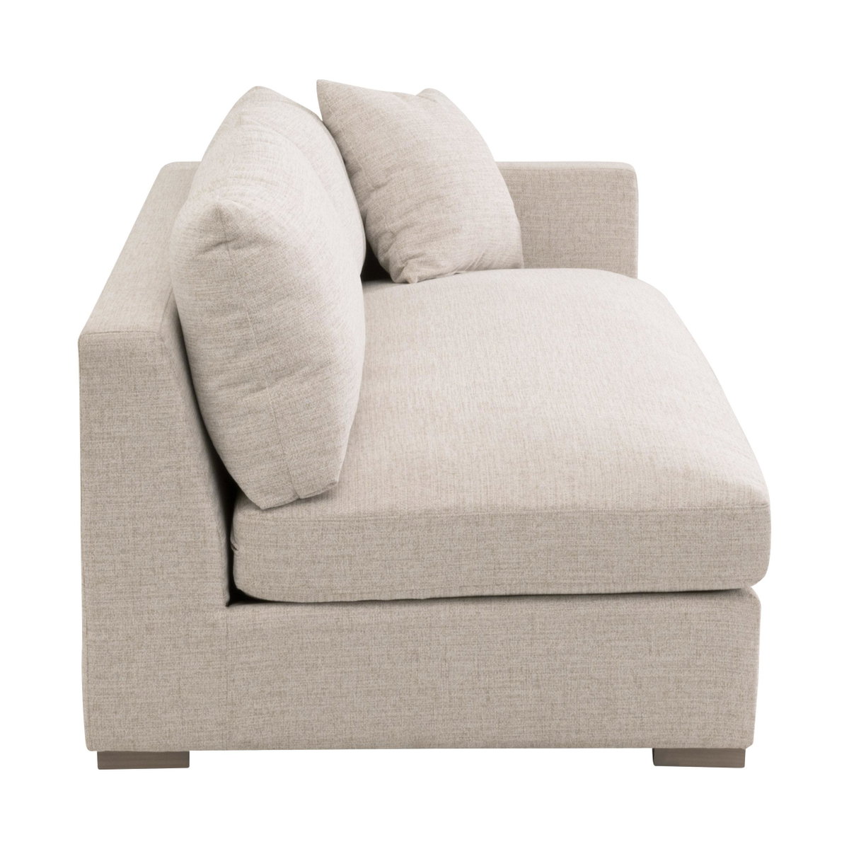 Newport Outdoor Modular 2-Seat Right Track Arm Sofa, Seating by Essentials for Living, 76.5" width x 32.5" height x 37.5" depth View 3