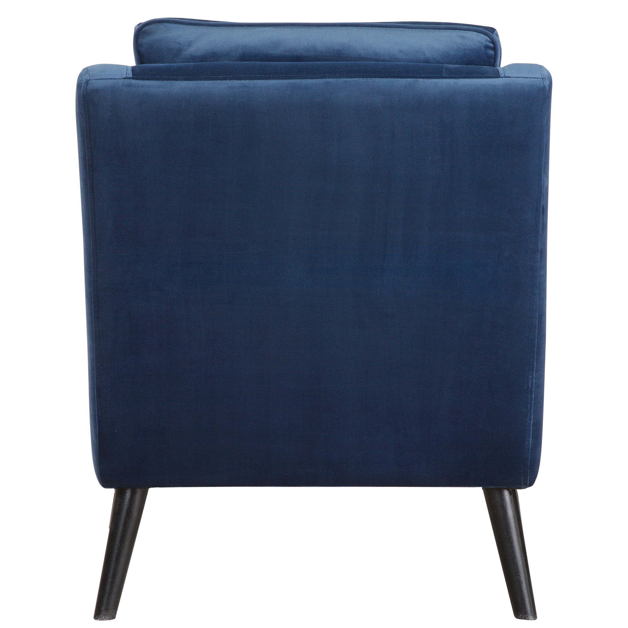 O'Brien Blue Velvet Armchair large image 