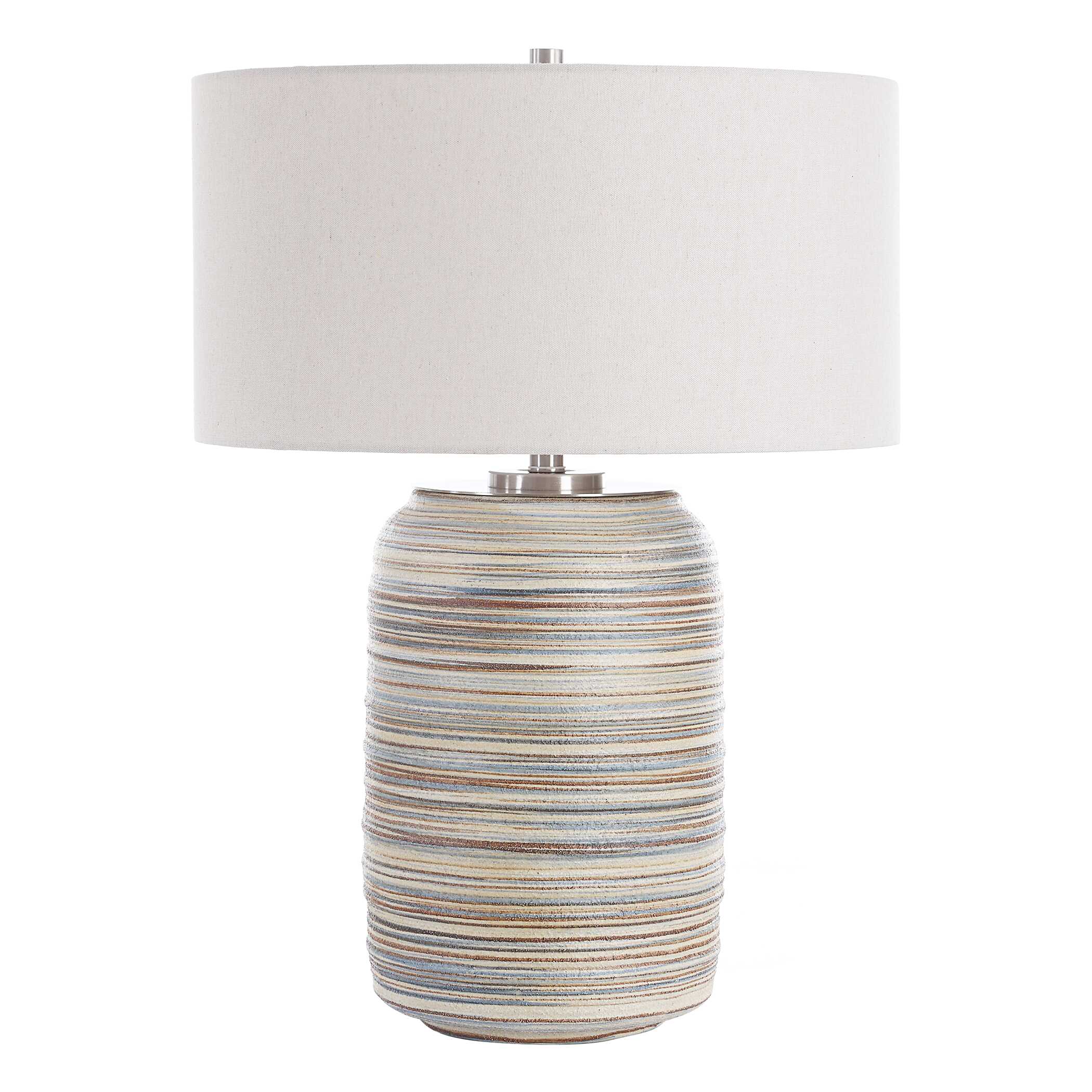 Prospect Ceramic Large Table Lamp, by Uttermost, 19.5" width x 27" height x 19.5" depth View 5