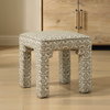 Satoria Upholstered Small Bench, Furniture by Uttermost, 18" width x 18" height x 18" depth thumbnail 2
