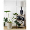 Bravar III 30' Gray-Blue Resin Base with Gray Fabric Shade Table Lamp thumbnail 2