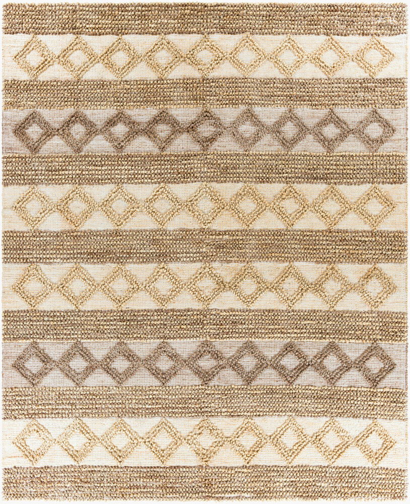 Farmhouse Naturals Handmade Rug, by Surya, 1'6" length x 1'6" width
