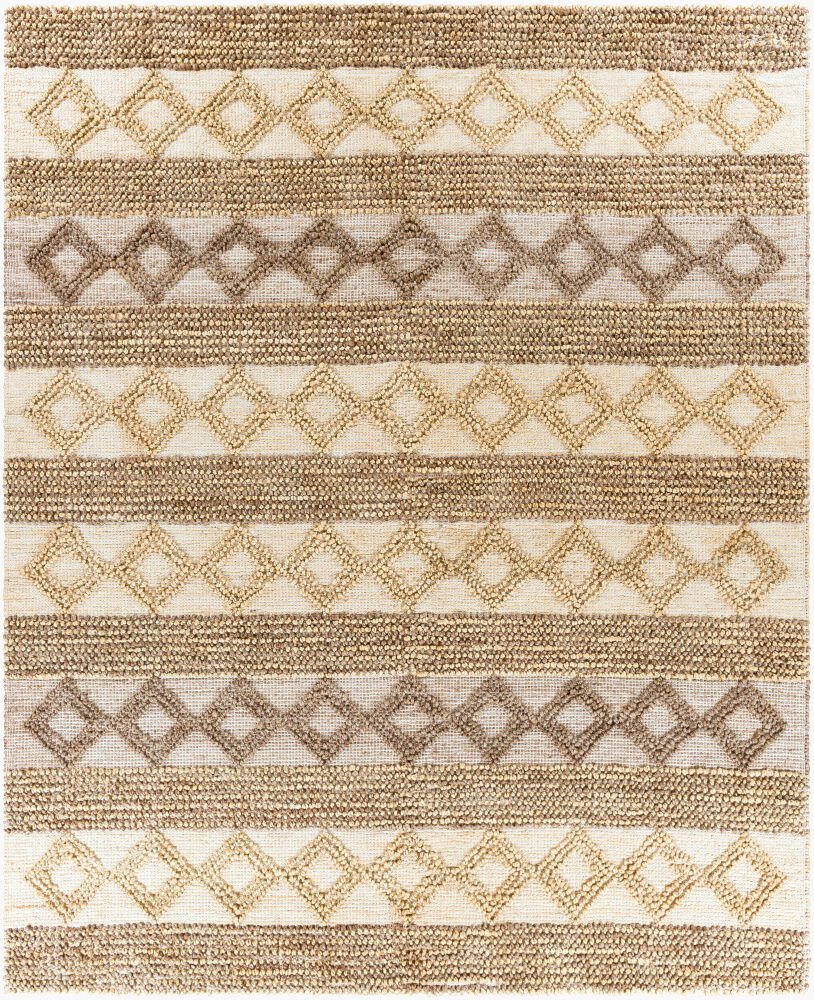 Farmhouse Naturals Handmade Rug, by Surya, 1'6" length x 1'6" width