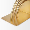Hope Gold Metal Bookends, by Mercana, 5.91" length x 4.72" width x 5.91" height thumbnail 8